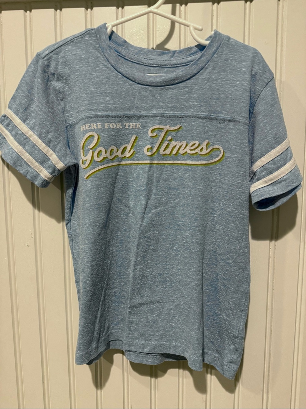 Tiny Whales ‘Good Times' Graphic Tee - Light Blue